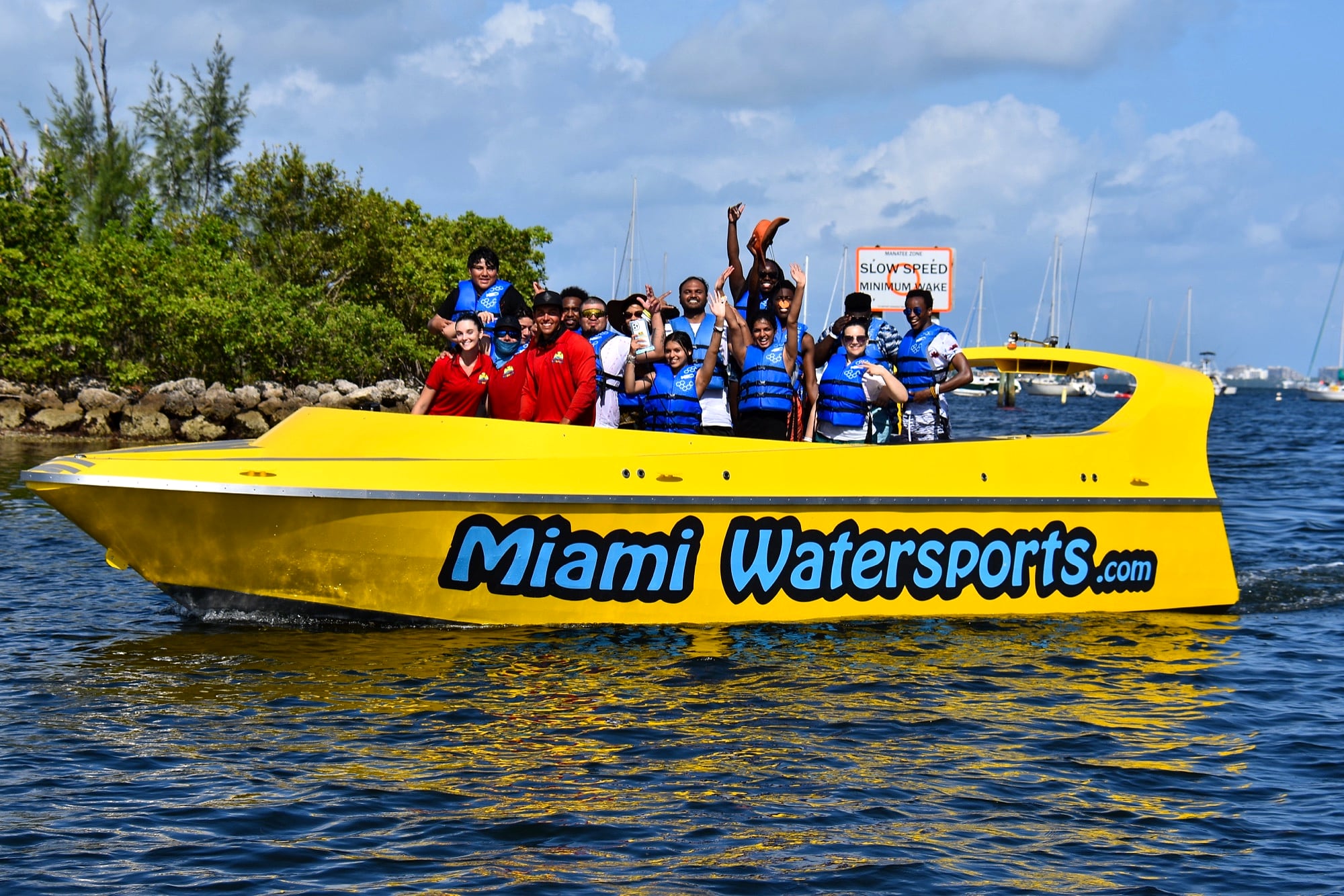 Speed Boat at Miami Watersports — Miami, Dinner Key Marina