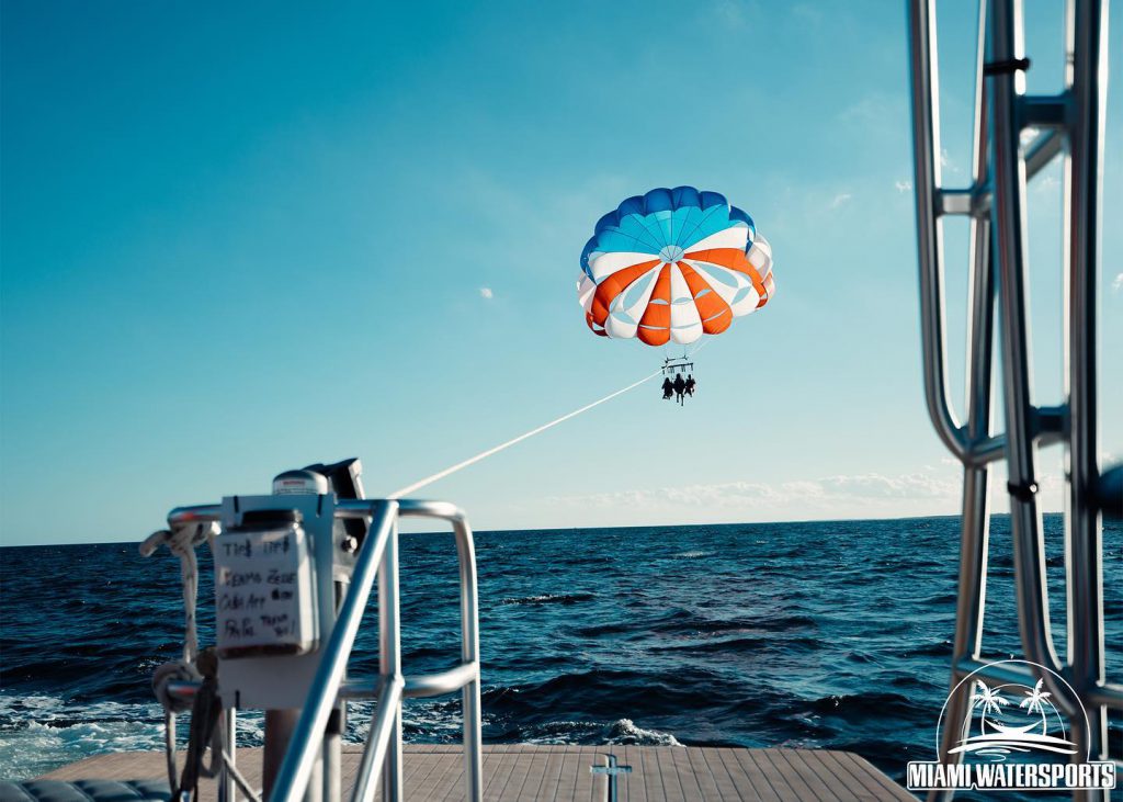 Sky view from Miami South Beach parasail