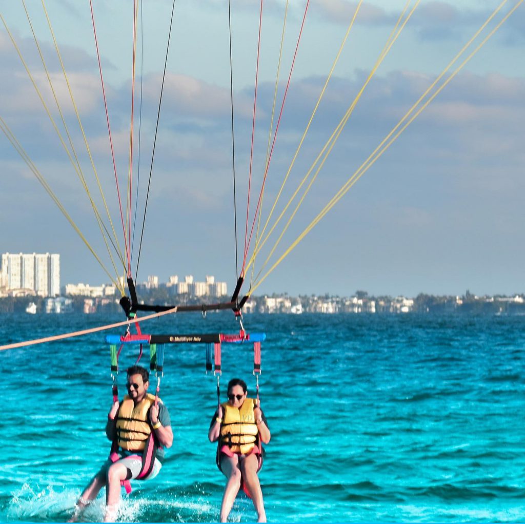 Parasailing Miami Beach Florida Sun